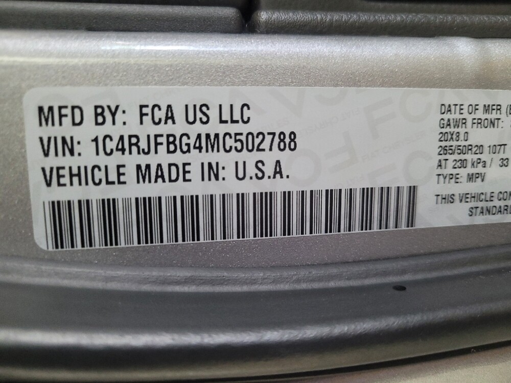 2021 Jeep Grand Cherokee in Chattanooga, TN 37421 - 18132842 33