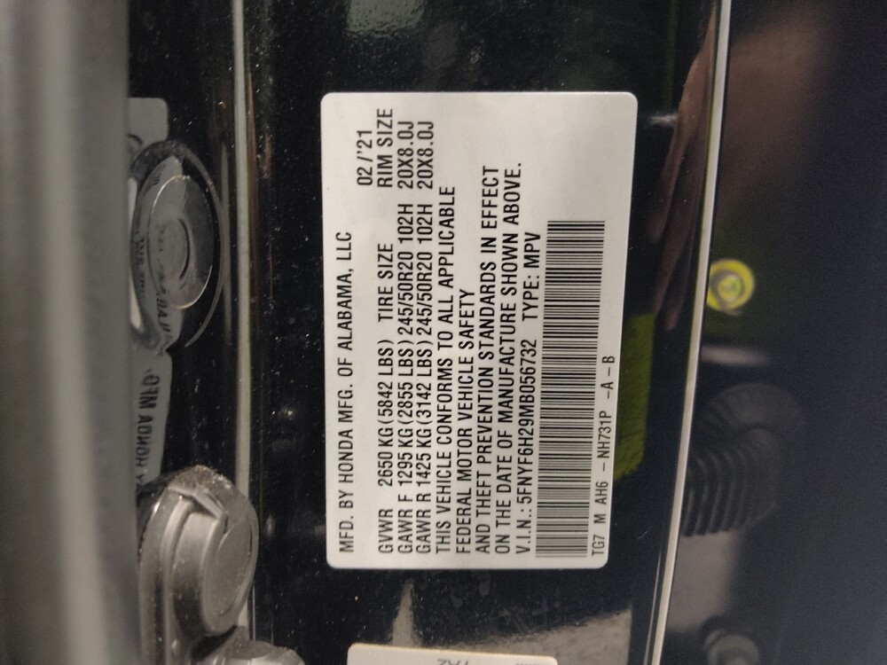 2021 Honda Pilot in Columbus, OH 43231 - 18132879 33