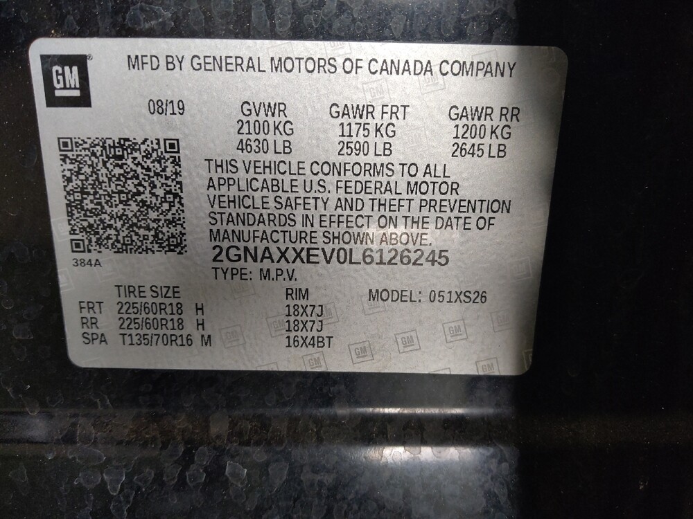 2020 Chevrolet Equinox in Chandler, AZ 85225 - 18132885 33