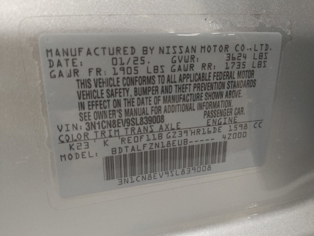 2025 Nissan Versa in Plano, TX 75074 - 18132895 33