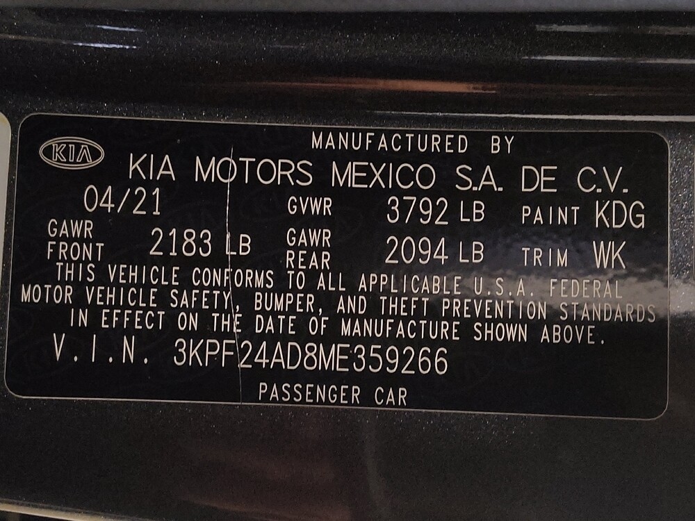 2021 Kia Forte in Jacksonville, FL 32210 - 18132900 33