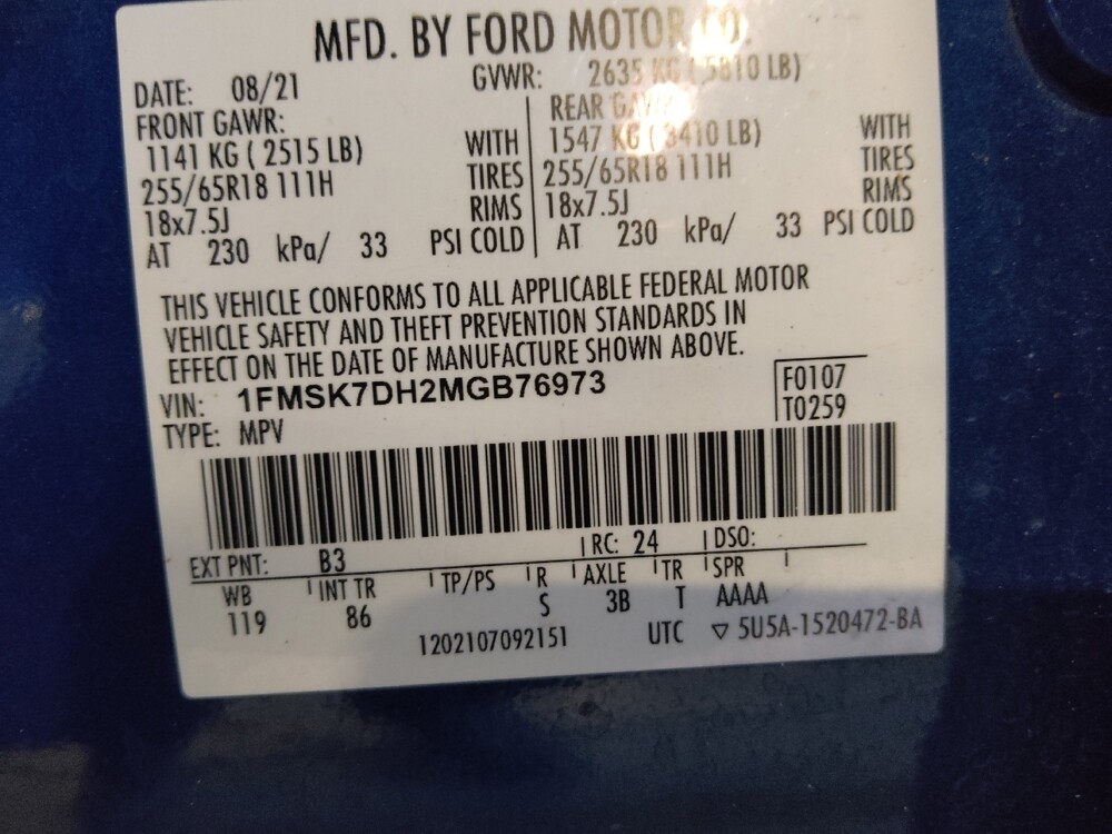 2021 Ford Explorer in Bradenton, FL 34207 - 18132933 33