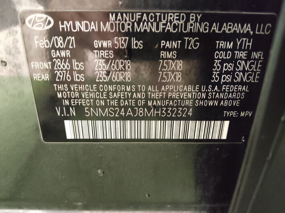 2021 Hyundai Santa Fe in Lubbock, TX 79424 - 18132943 33