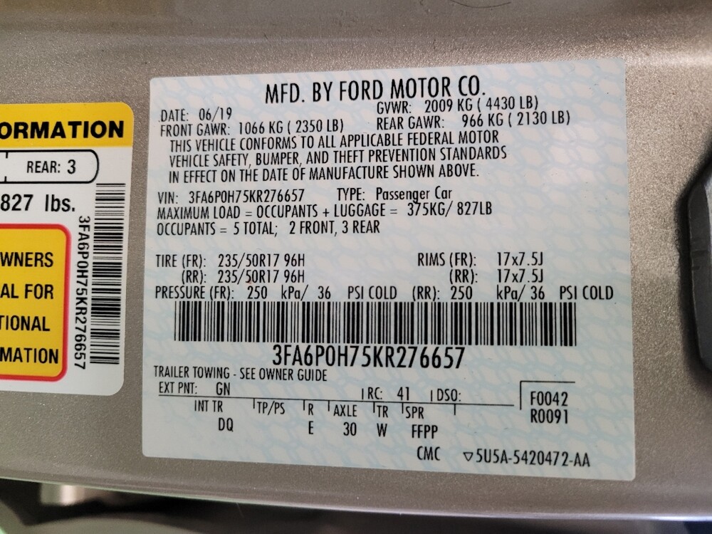 2019 Ford Fusion in Cincinnati, OH 45255 - 18132962 33