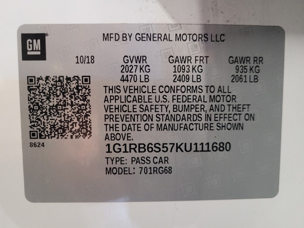 2019 Chevrolet Volt in Sanford, FL 32773 - 18132964 33