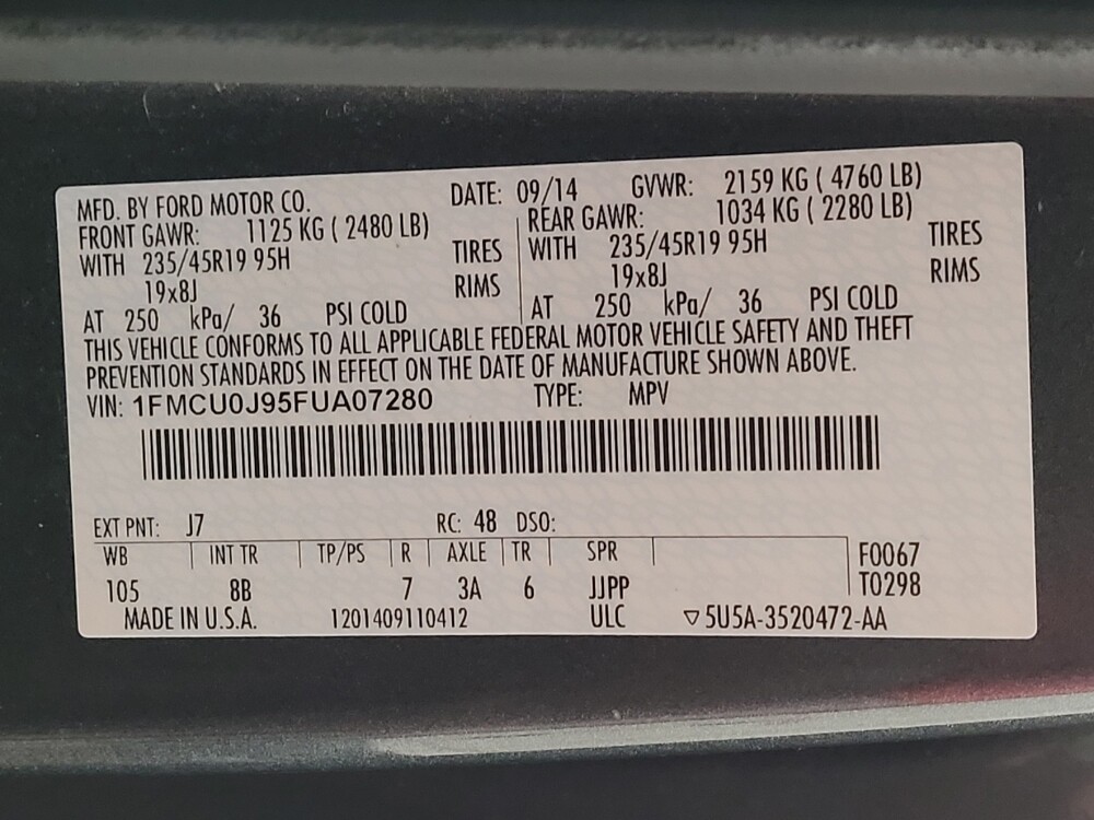 2015 Ford Escape in Jackson, MS 39211 - 18132982 33