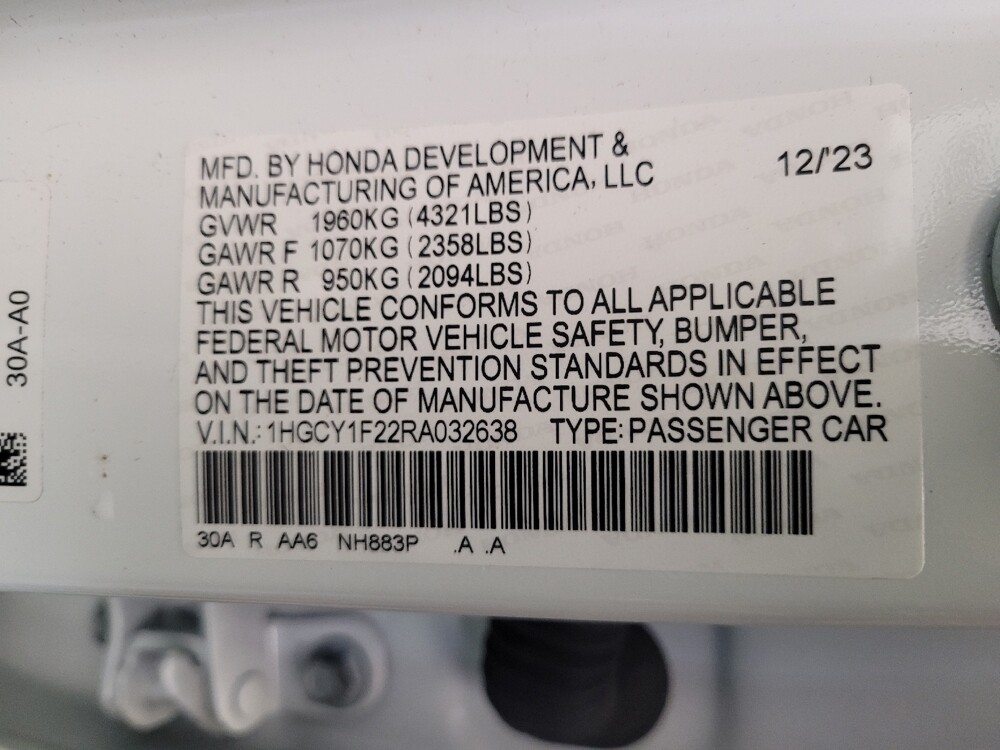 2024 Honda Accord in Columbus, OH 43228 - 18133000 33