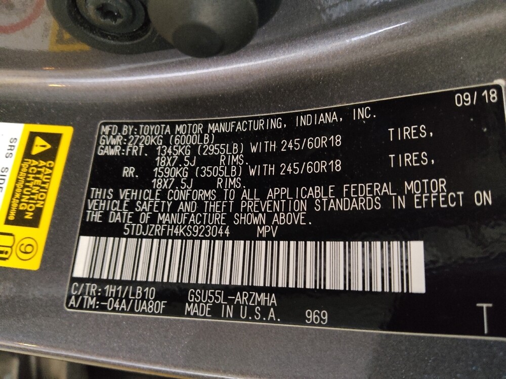 2019 Toyota Highlander in Columbus, GA 31909 - 18133027 33