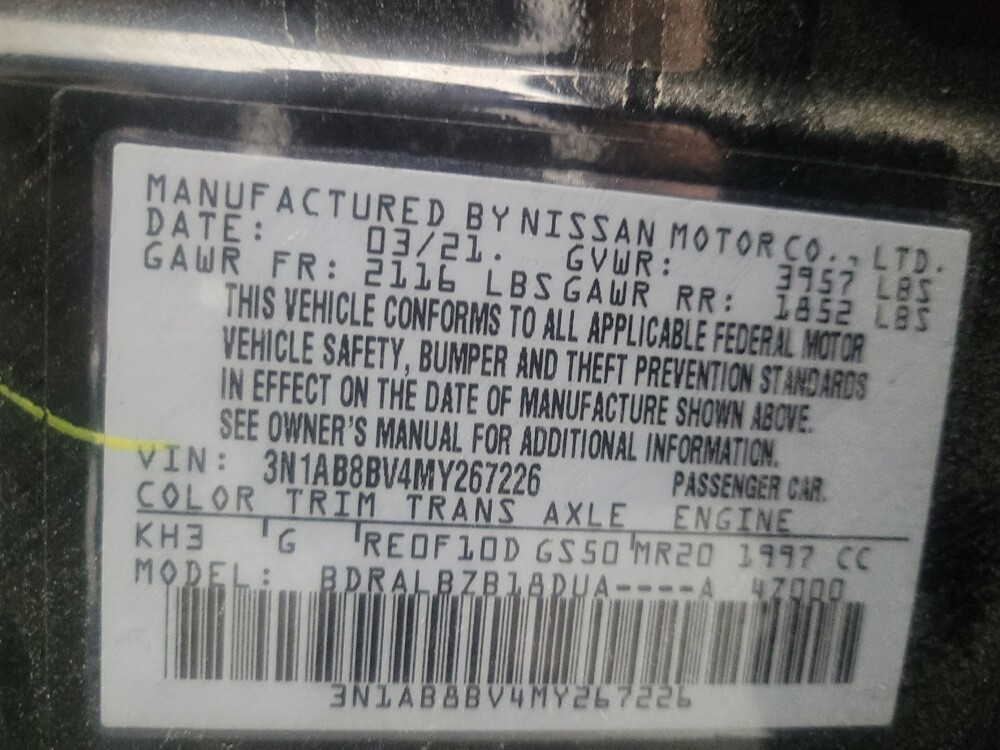 2021 Nissan Sentra in Antioch, TN 37013 - 18133031 33