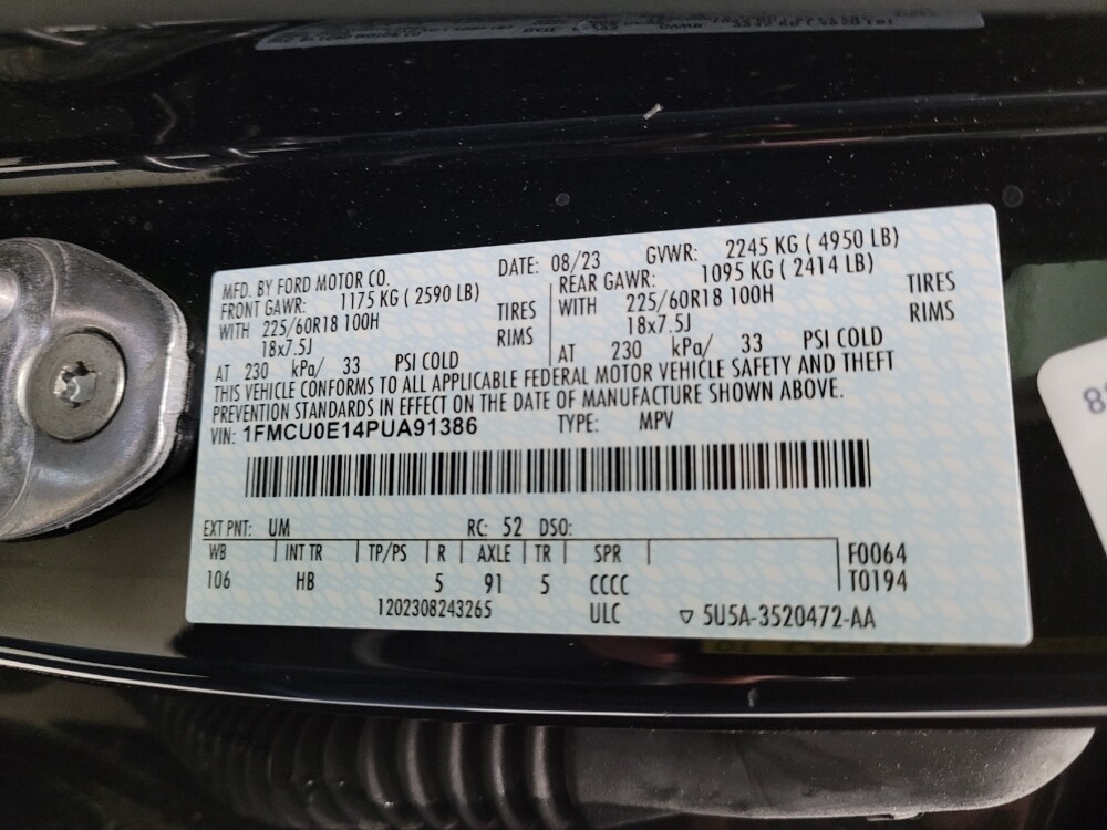 2023 Ford Escape in Taylor, MI 48180 - 18133039 33