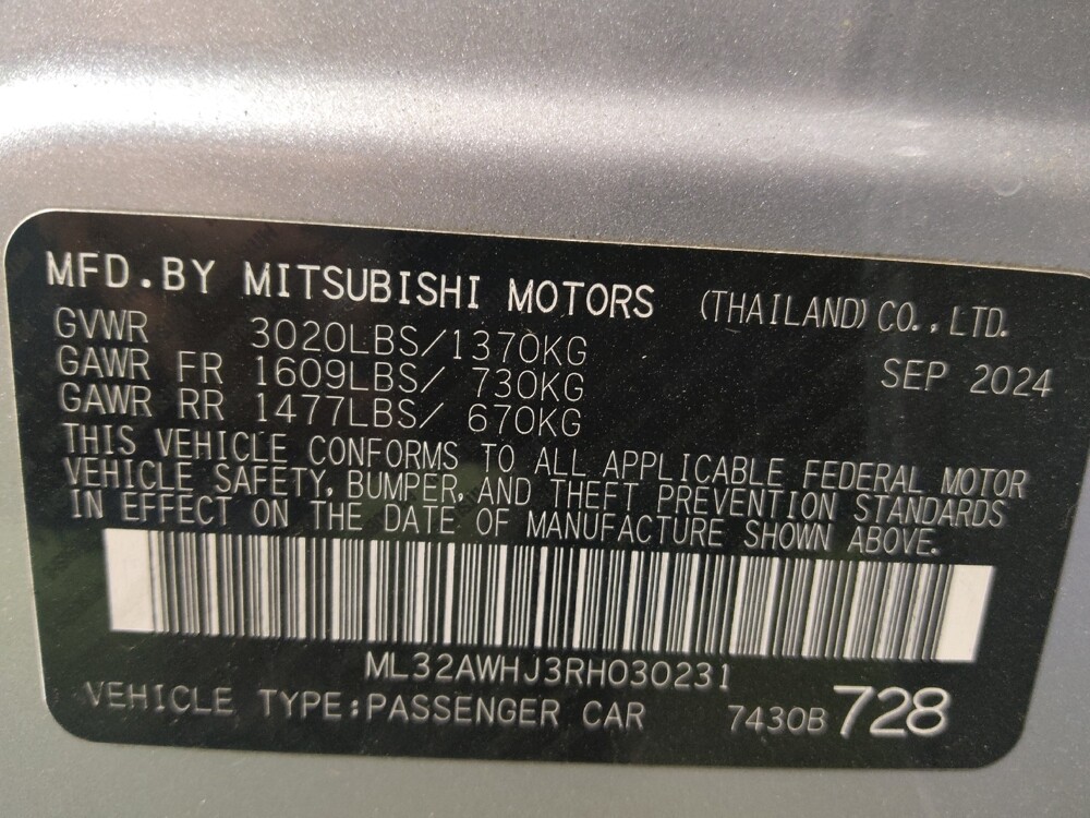 2024 Mitsubishi Mirage in El Paso, TX 79907 - 18133048 33