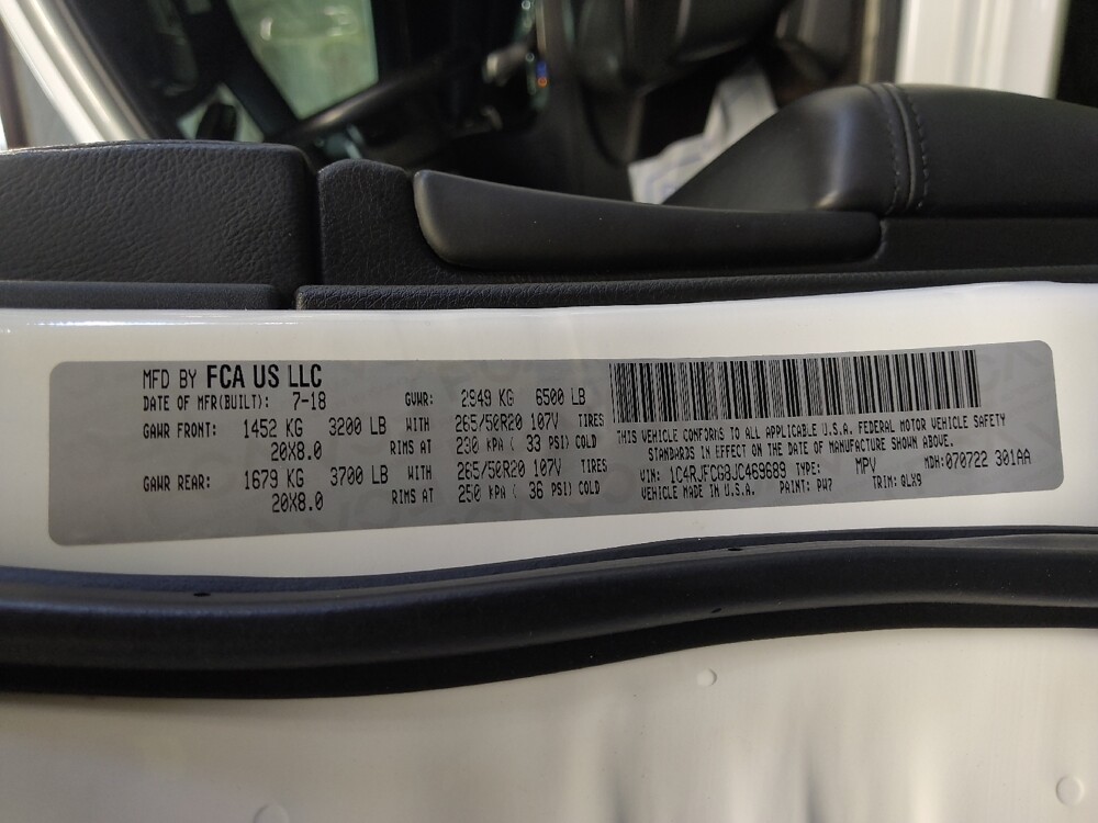 2018 Jeep Grand Cherokee in Lakeland, FL 33815 - 18133052 33