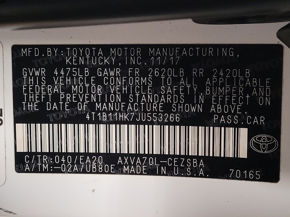 2018 Toyota Camry in Sanford, FL 32773 - 18133064 33