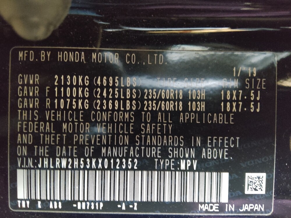 2019 Honda CR-V in Athens, GA 30606 - 18133074 33
