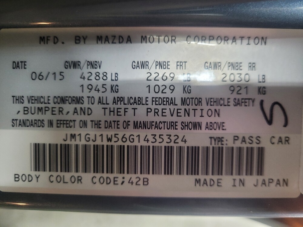 2016 Mazda MAZDA6 in Athens, GA 30606 - 18133080 33