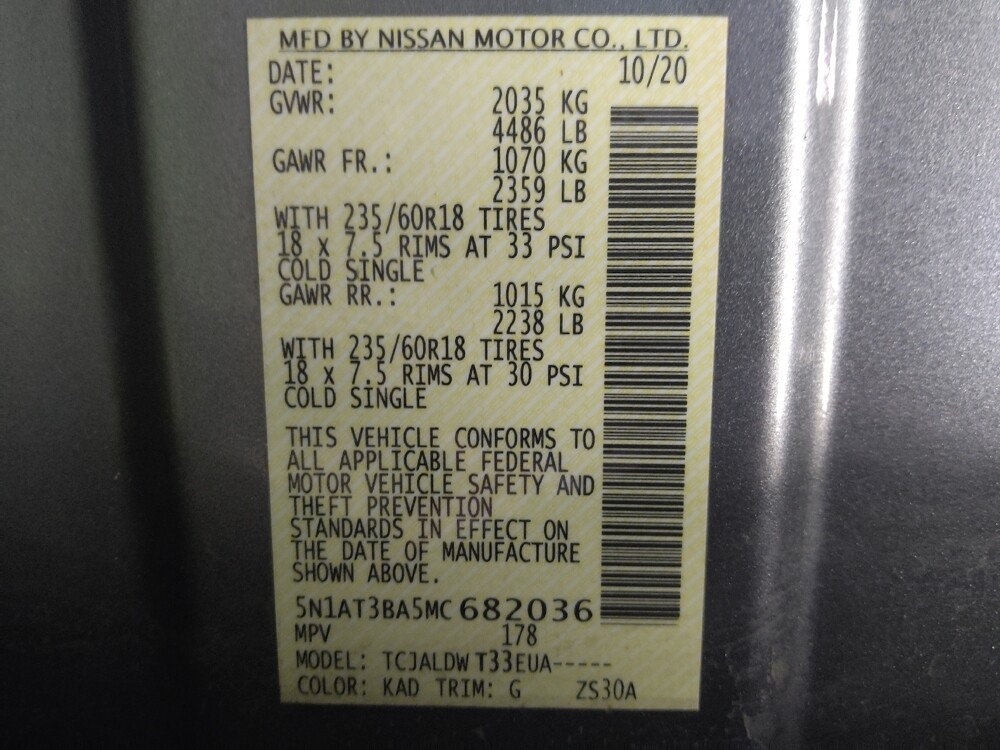 2021 Nissan Rogue in Tyler, TX 75701 - 18133084 33