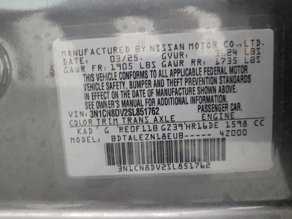 2025 Nissan Versa in Tucson, AZ 85705 - 18133100 33