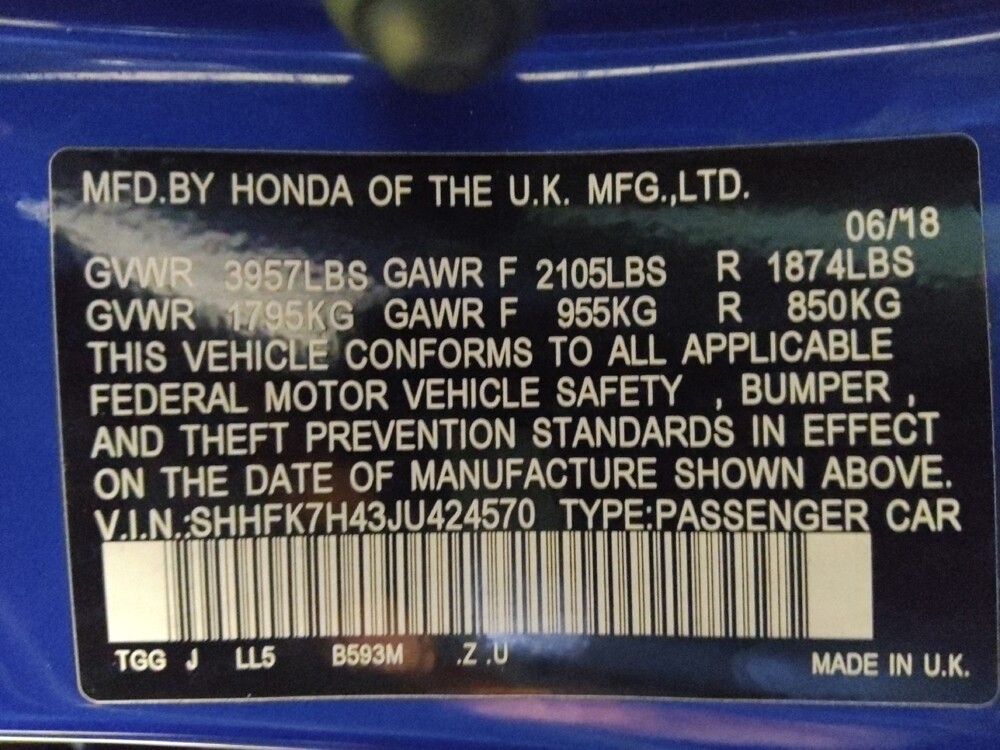 2018 Honda Civic in Tucson, AZ 85705 - 18133112 33