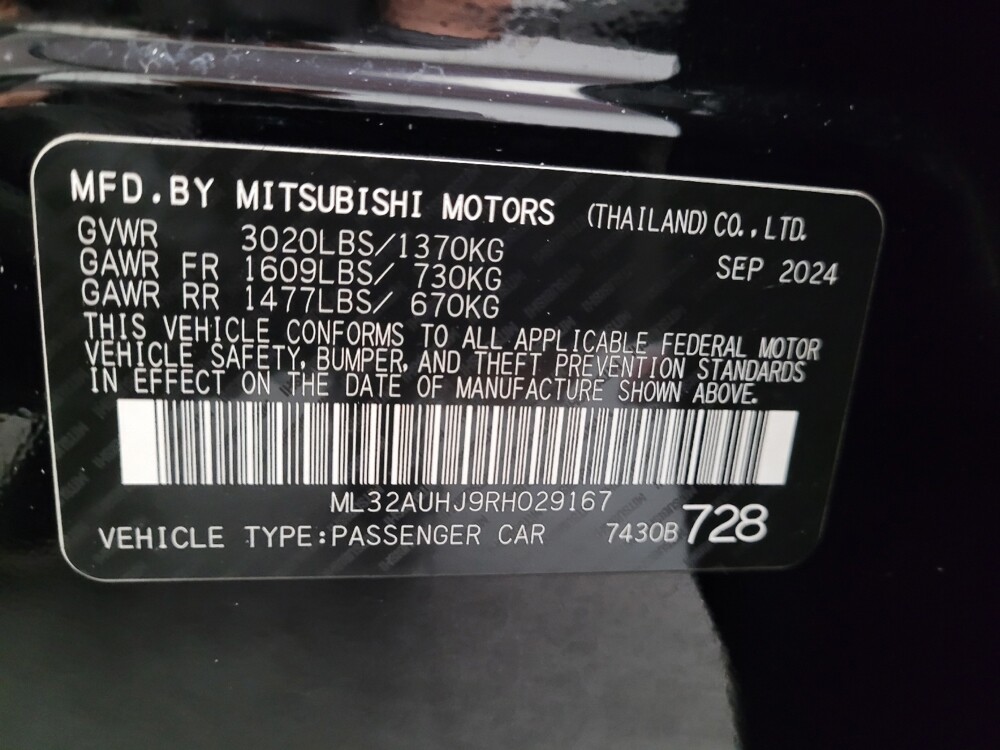 2024 Mitsubishi Mirage in El Cajon, CA 92020 - 18133226 33