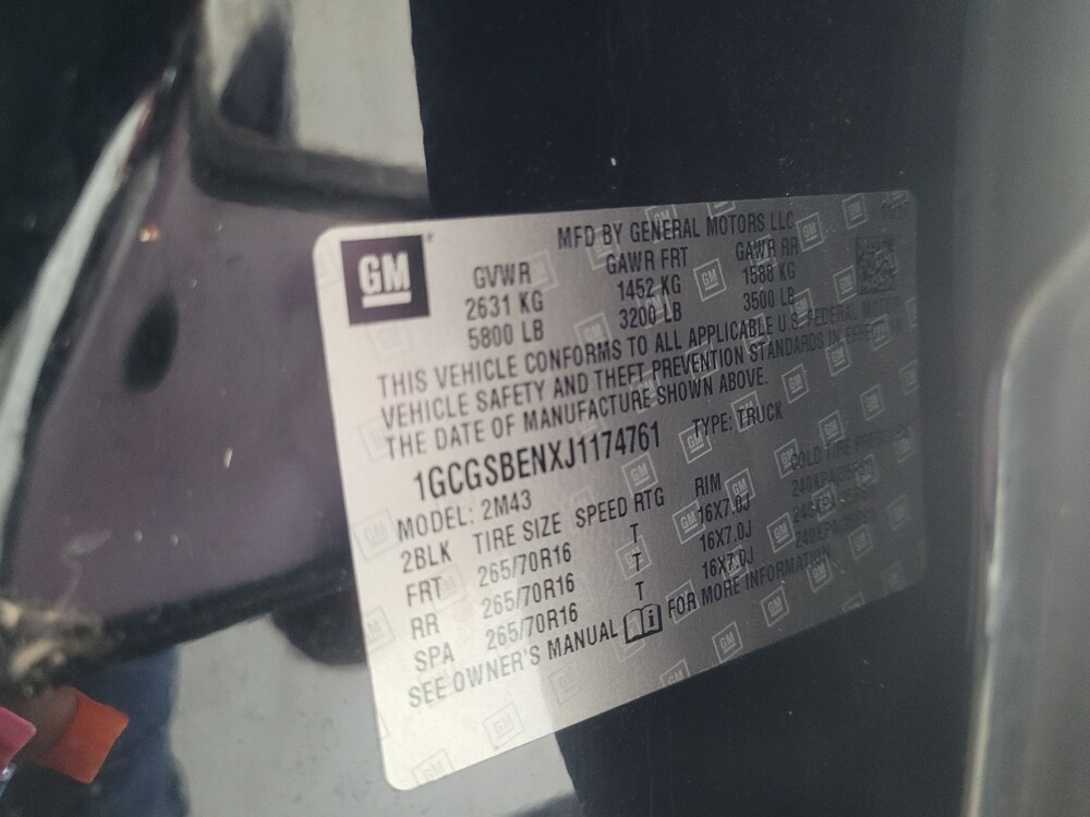 2018 Chevrolet Colorado in Union City, GA 30291 - 18133229 33