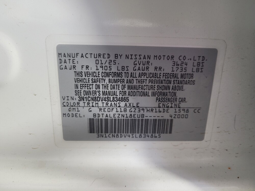 2025 Nissan Versa in Arlington, TX 76011 - 18133250 33