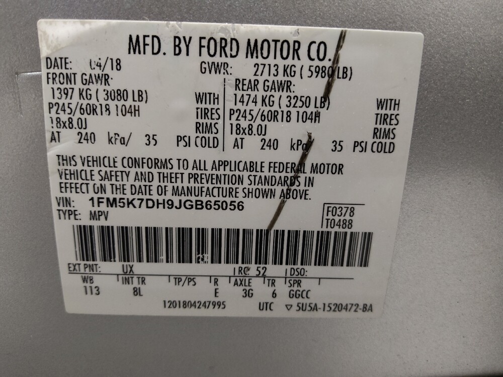 2018 Ford Explorer in Lubbock, TX 79424 - 18133252 33