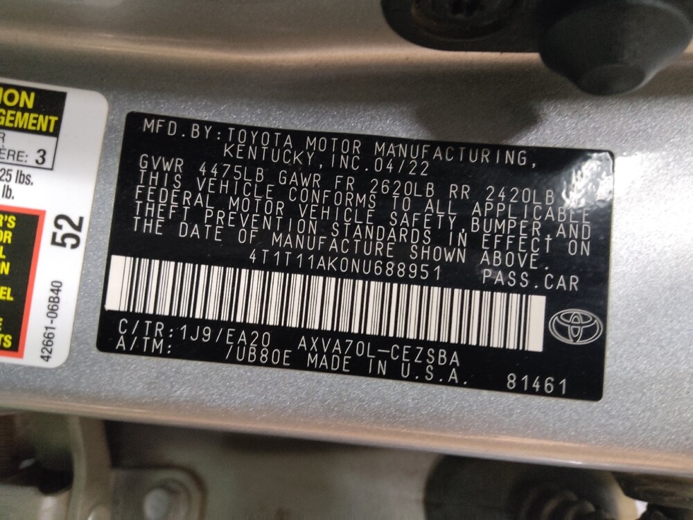 2022 Toyota Camry in Lubbock, TX 79424 - 18133272 33