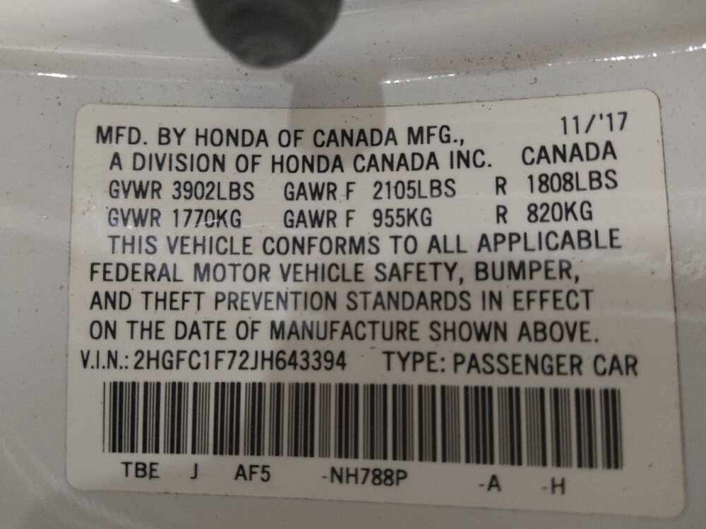 2018 Honda Civic in Lewisville, TX 75067 - 18133277 33