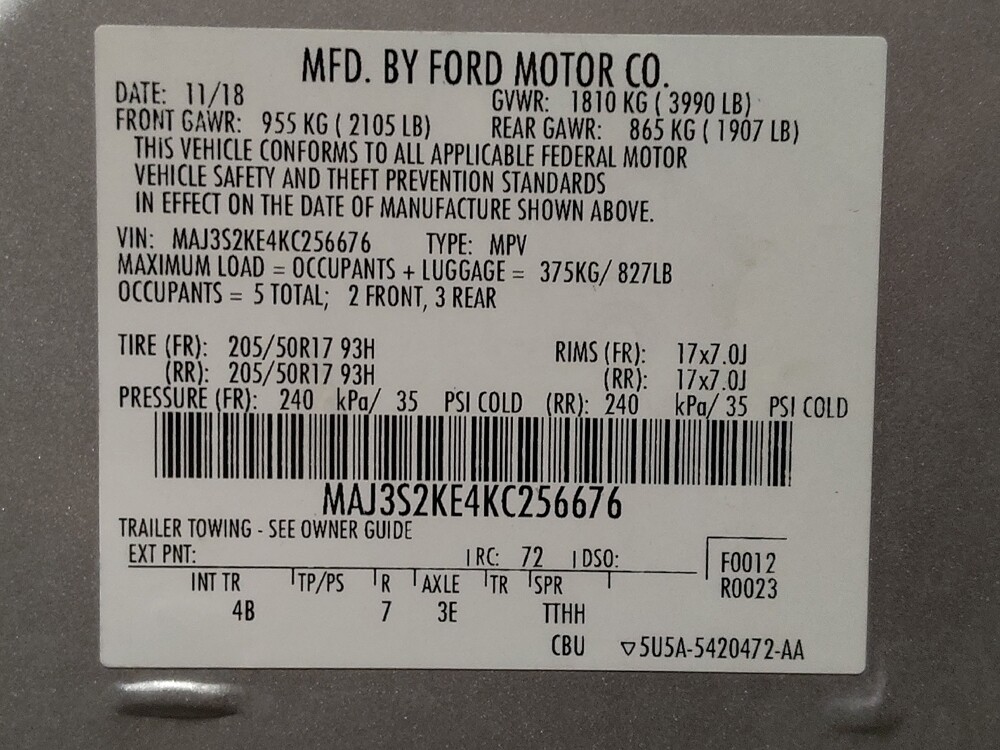 2019 Ford EcoSport in Jacksonville, FL 32225 - 18133295 33