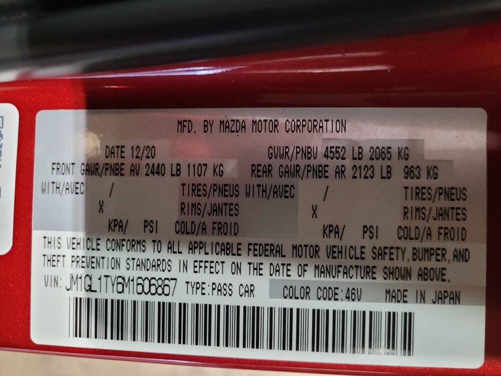 2021 MAZDA MAZDA6 in Sanford, FL 32773 - 18133304 33