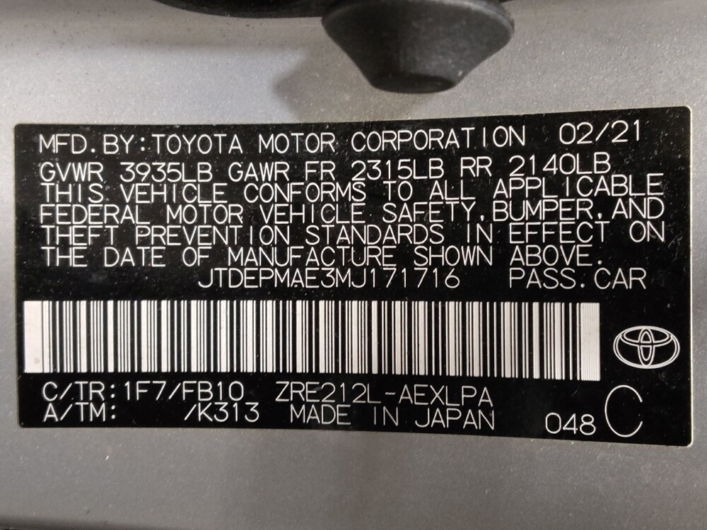 2021 Toyota Corolla in Wilmington, NC 28405 - 18133311 33