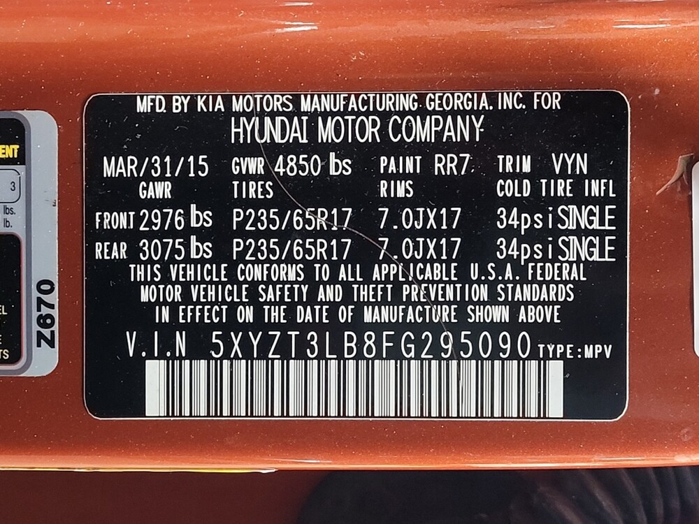 2015 Hyundai Santa Fe in Savannah, GA 31419 - 18133314 33