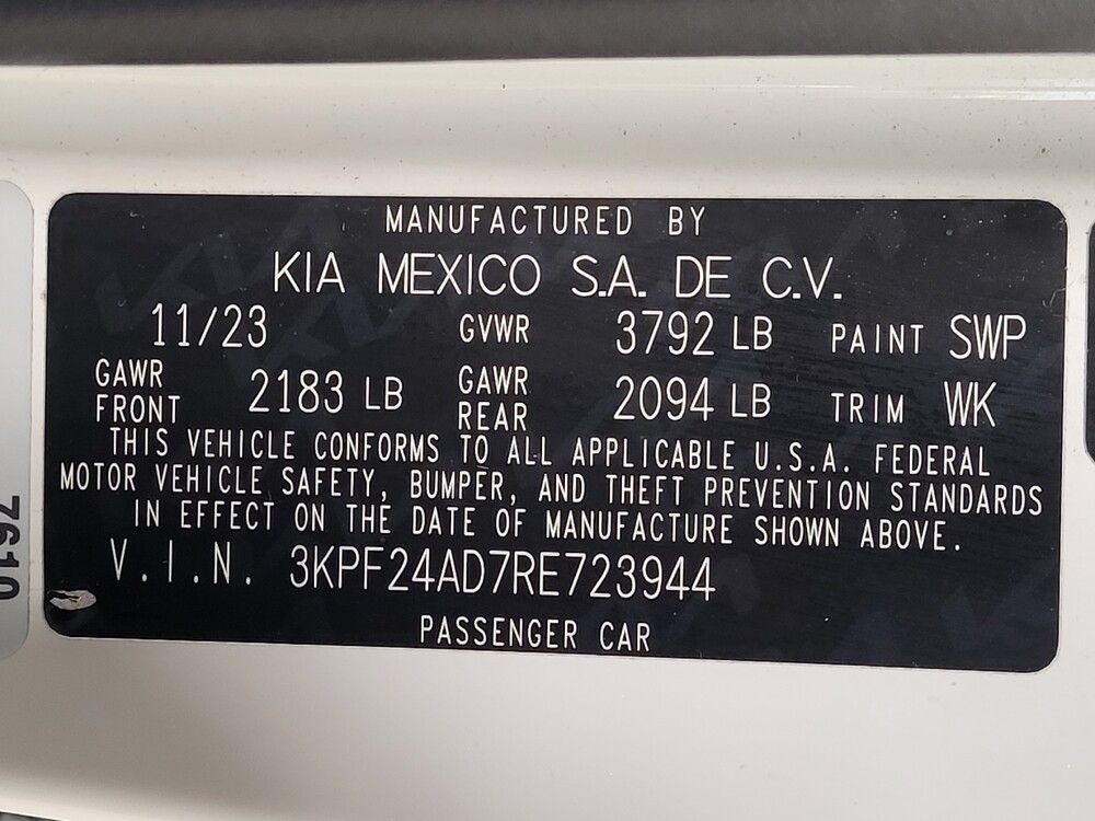 2024 Kia Forte in Hialeah, FL 33014 - 18133320 33