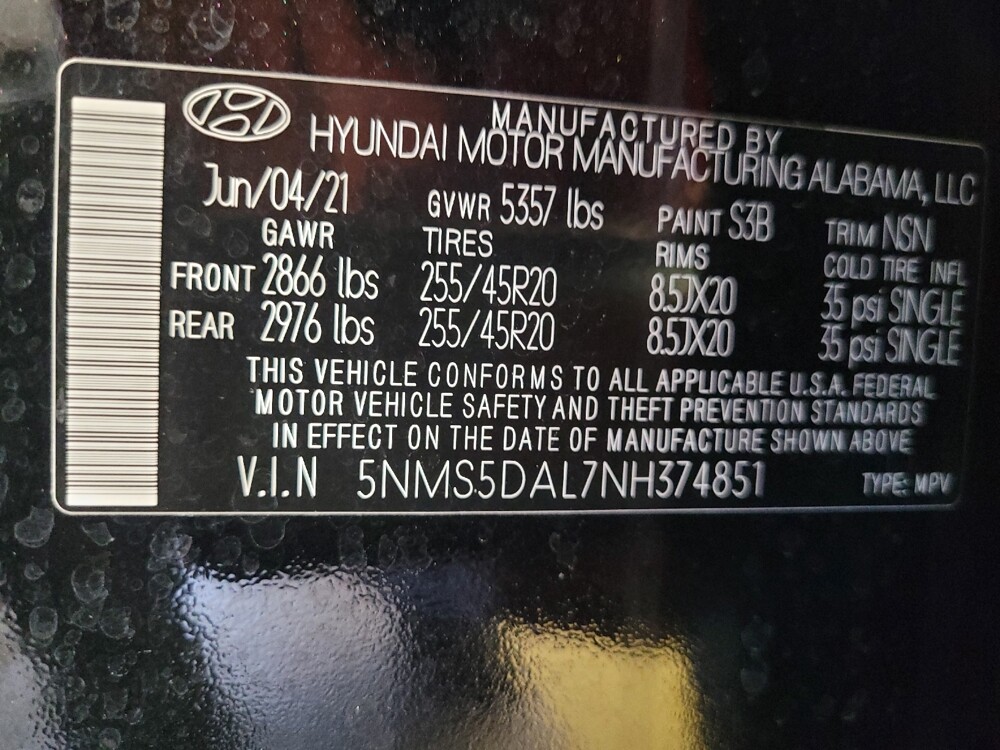 2022 Hyundai Santa Fe in Lauderdale Lakes, FL 33313 - 18133324 33