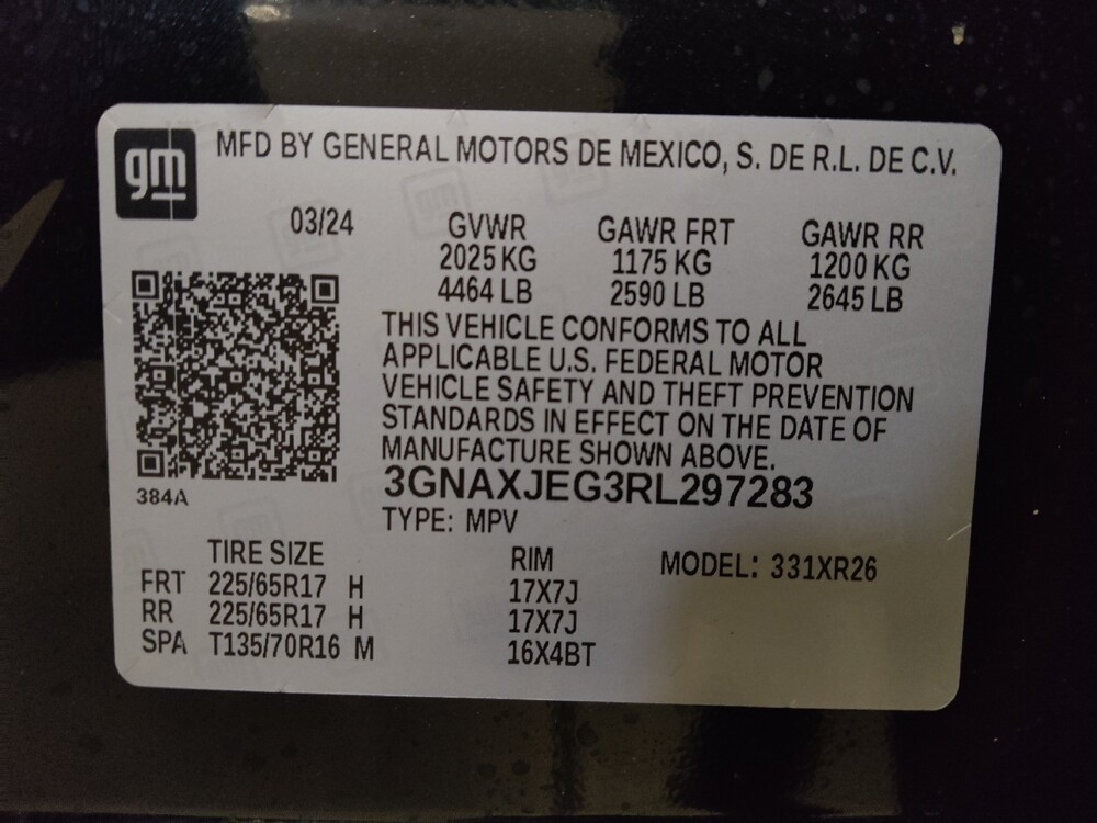 2024 Chevrolet Equinox in Lauderdale Lakes, FL 33313 - 18133325 33