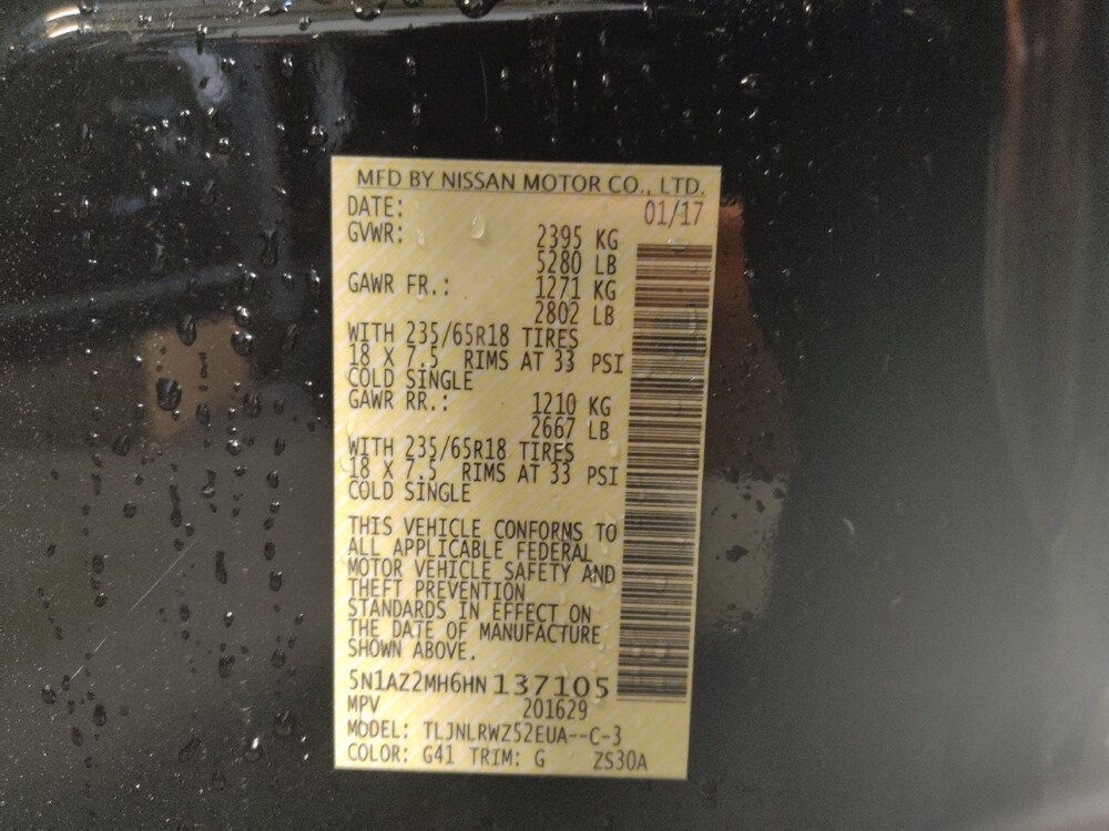 2017 Nissan Murano in Raleigh, NC 27604 - 18133345 33
