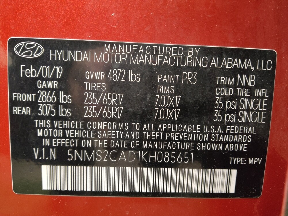 2019 Hyundai Santa Fe in Albuquerque, NM 87113 - 18133357 33