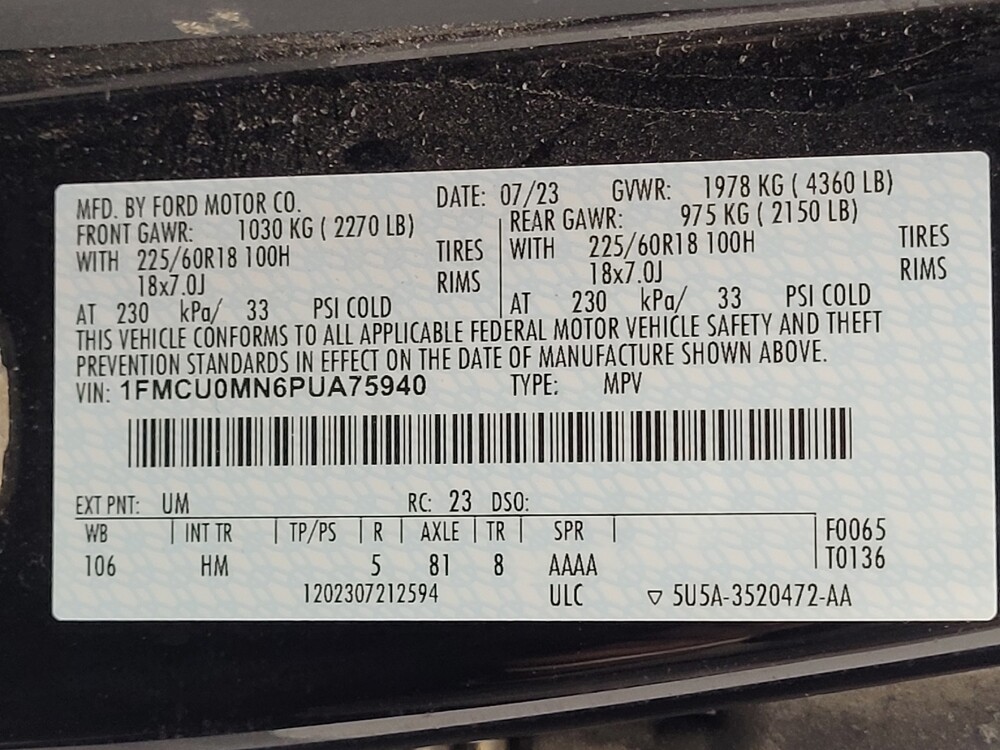 2023 Ford Escape in Madison, TN 37115 - 18133358 33