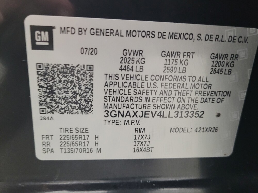 2020 Chevrolet Equinox in Memphis, TN 38115 - 18133363 33