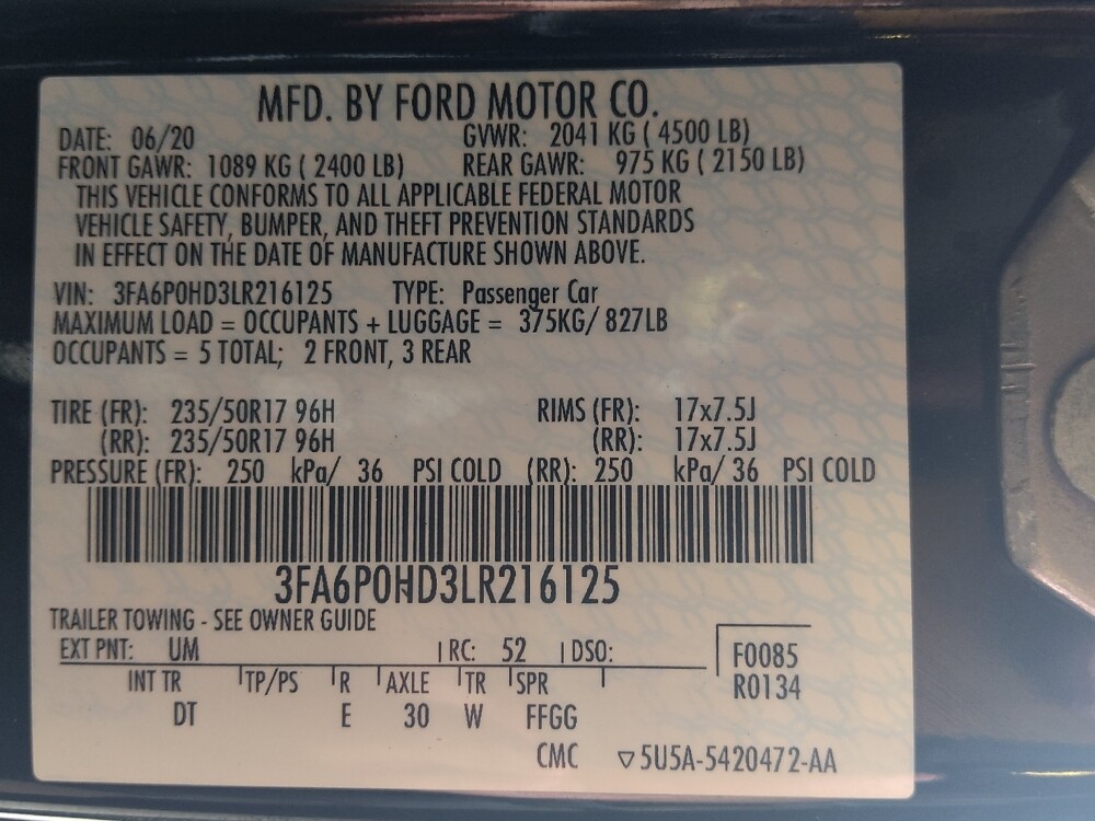 2020 Ford Fusion in Houston, TX 77060 - 18133384 33