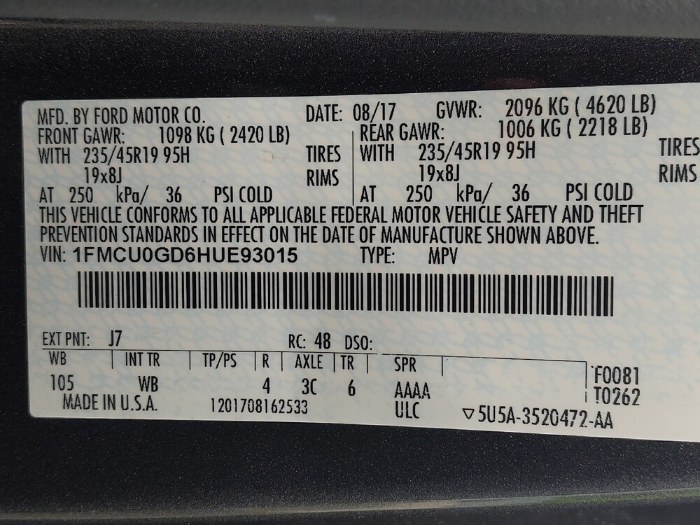 2017 Ford Escape in Houston, TX 77060 - 18133385 33