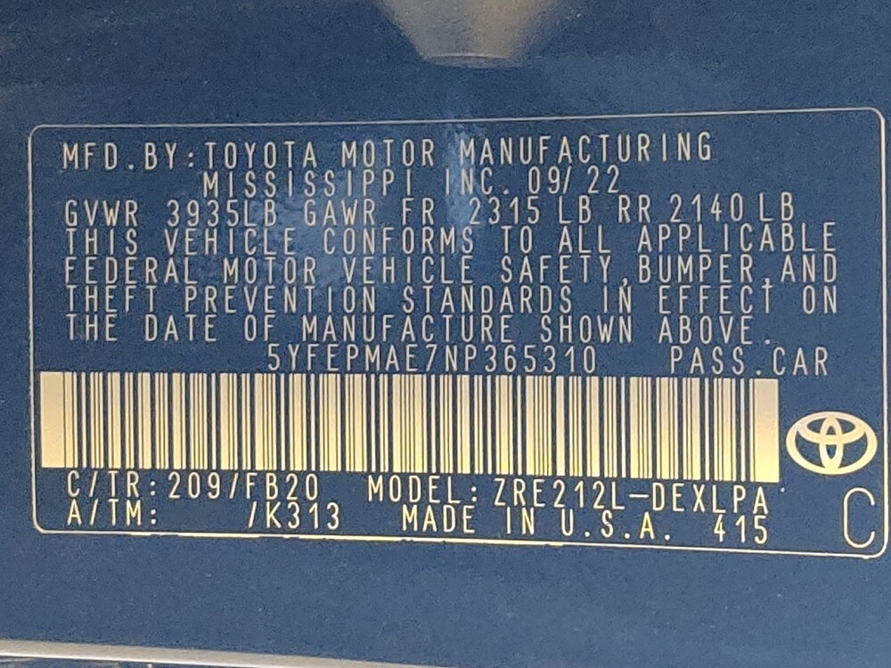 2022 Toyota Corolla in Houston, TX 77074 - 18133387 33