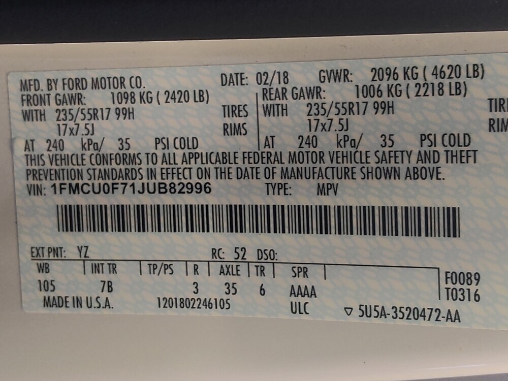 2018 Ford Escape in Houston, TX 77060 - 18133388 33