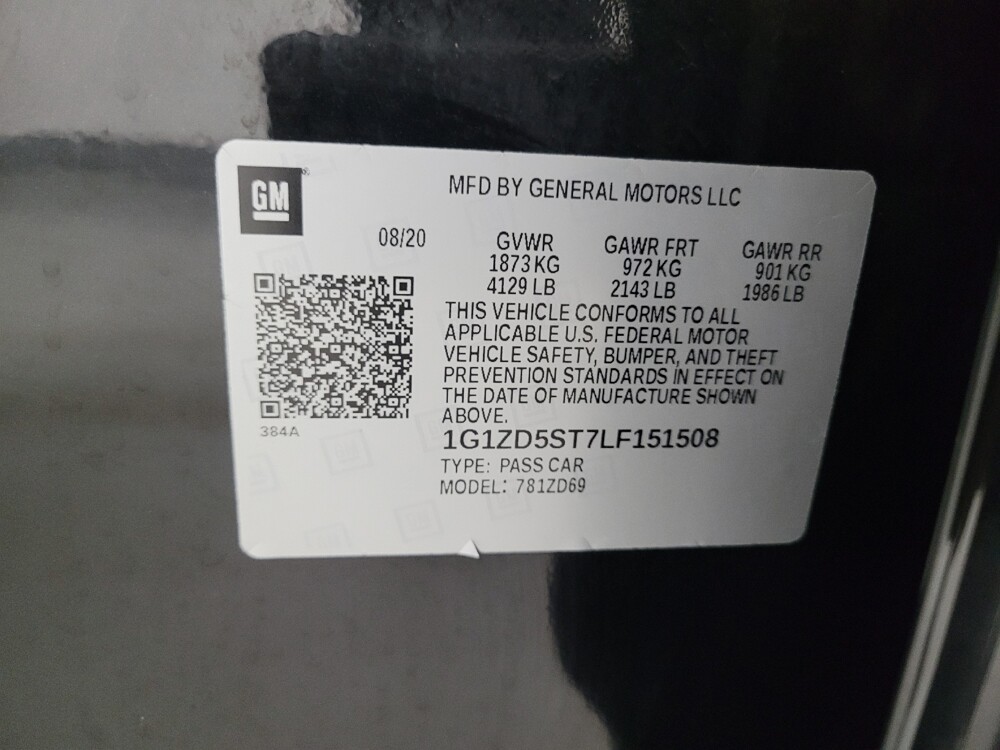 2020 Chevrolet Malibu in Maple Heights, OH 44137 - 18133400 33