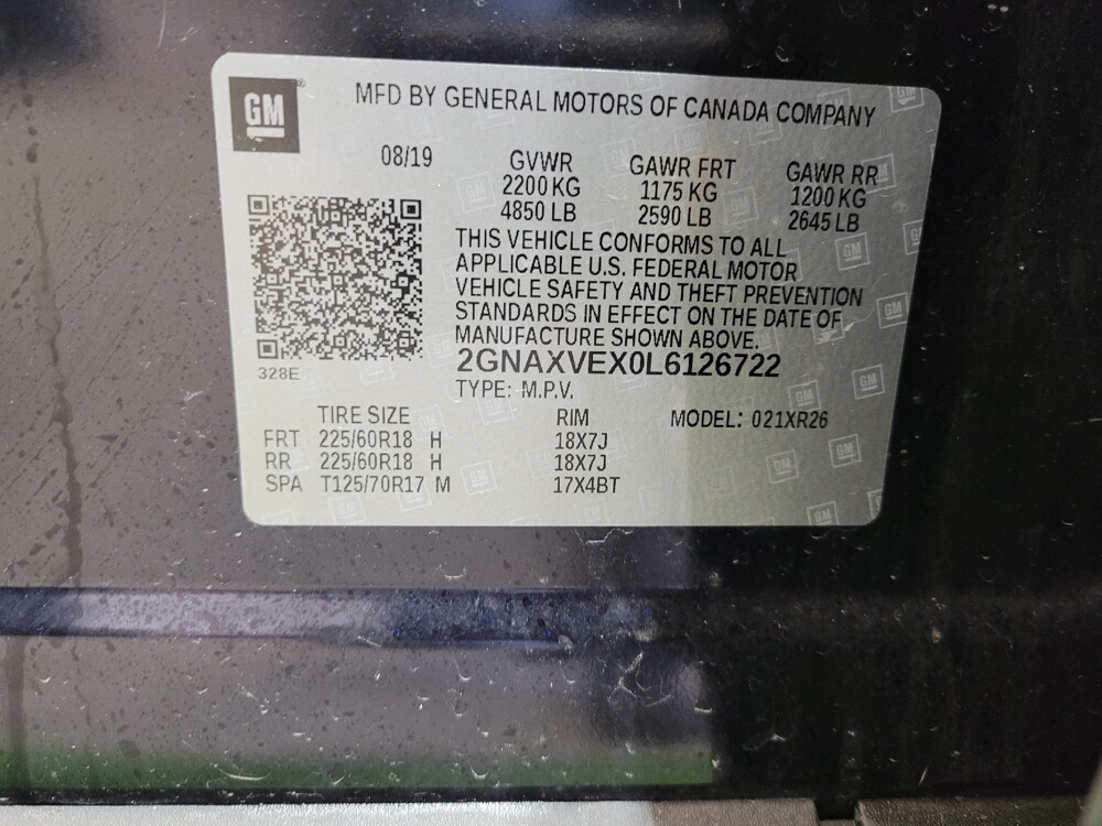 2020 Chevrolet Equinox in Maple Heights, OH 44137 - 18133416 33