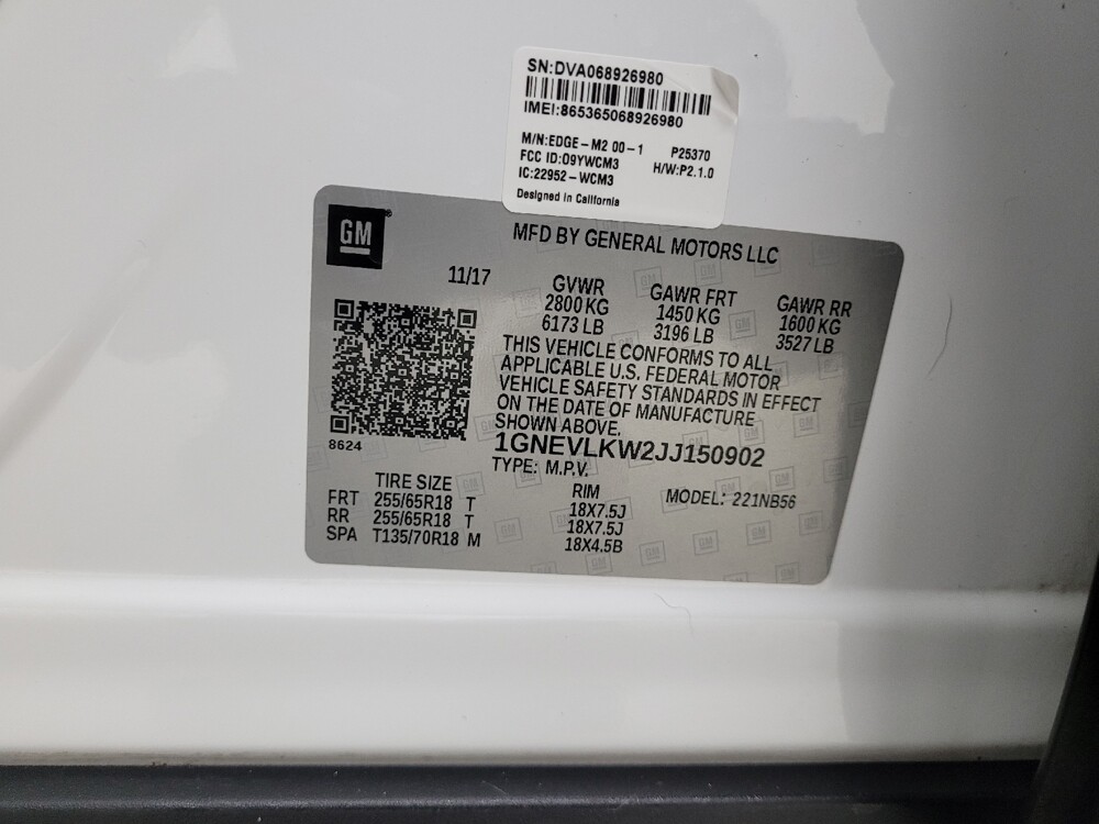 2018 Chevrolet Traverse in St. Louis, MO 63136 - 18133454 33