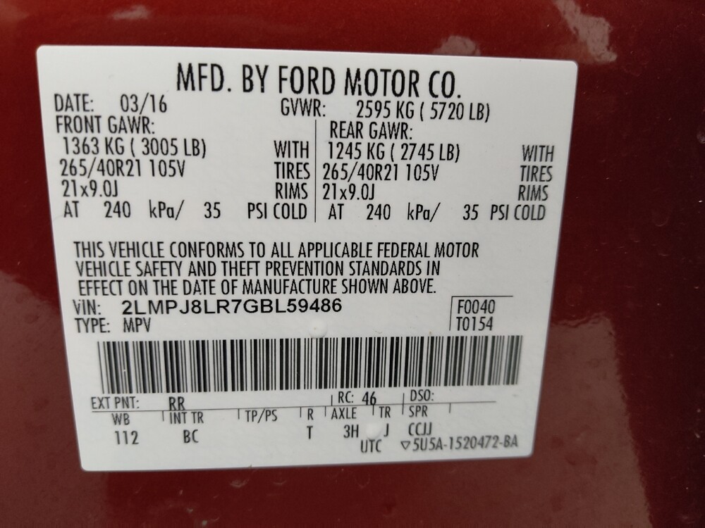 2016 Lincoln MKX in Independence, MO 64055 - 18133458 33