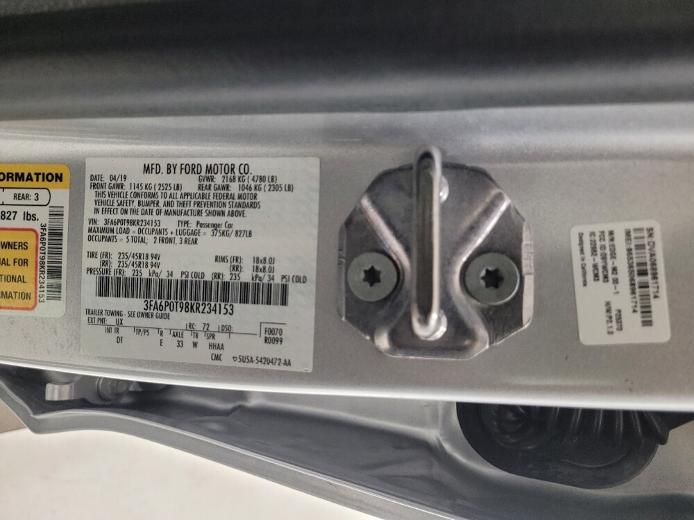 2019 Ford Fusion in St. Louis, MO 63136 - 18133459 33