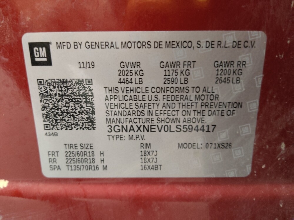 2020 Chevrolet Equinox in Springfield, MO 65807 - 18133466 33