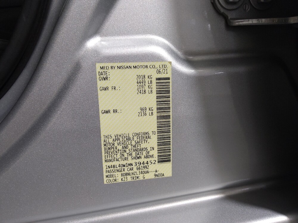 2021 Nissan Altima in Midlothian, IL 60445 - 18133471 33